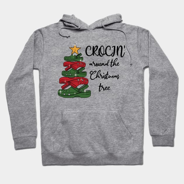 Crocin' Around The Christmas Tree Hoodie by DigitalCreativeArt